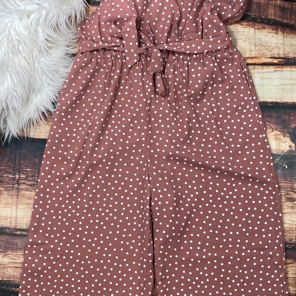 a new day Pink Mauve Polka Dot Jumpsuit - Picture 6 of 11